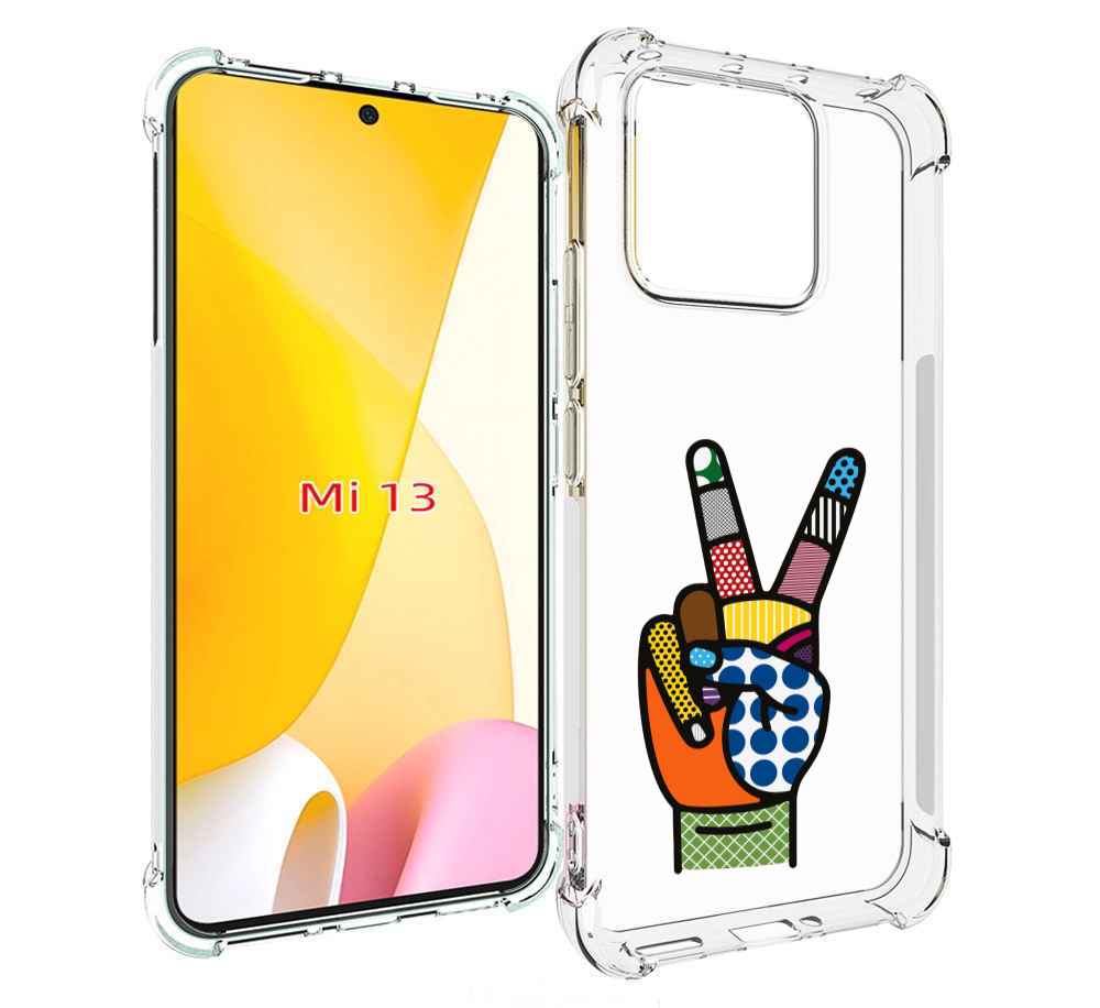 

Чехол MyPads йоу пальчики для Xiaomi 13, Прозрачный, Tocco