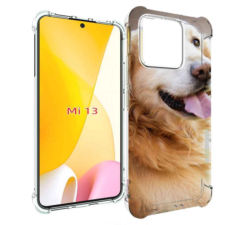 

Чехол MyPads золотистыи ретривер для Xiaomi 13, Прозрачный, Tocco