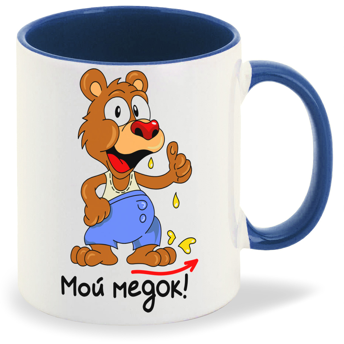 

Кружка CoolPodarok Мой медок есть пара, Мой медок есть пара