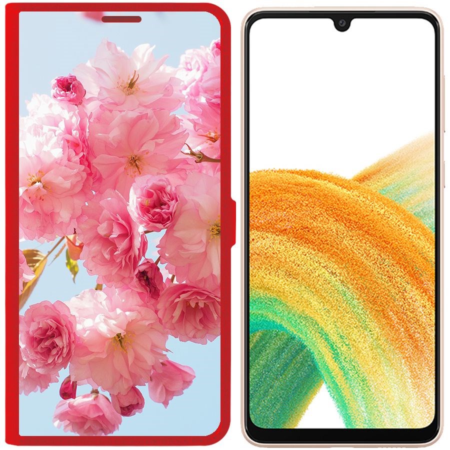 Чехол-книжка Eco Book для Samsung Galaxy A33 5G (A336) Сакура