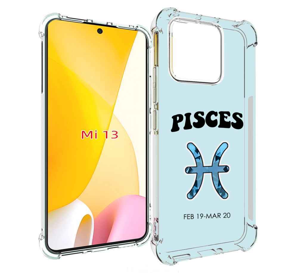 

Чехол MyPads знак-зодиака-рыбы-3 для Xiaomi 13, Прозрачный, Tocco
