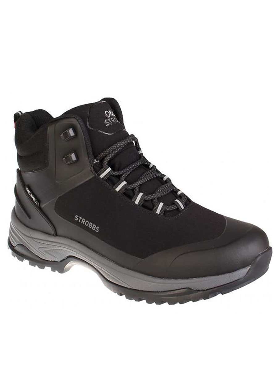 Ботинки мужские Strobbs С9368-3 черные 45 RU 10520₽