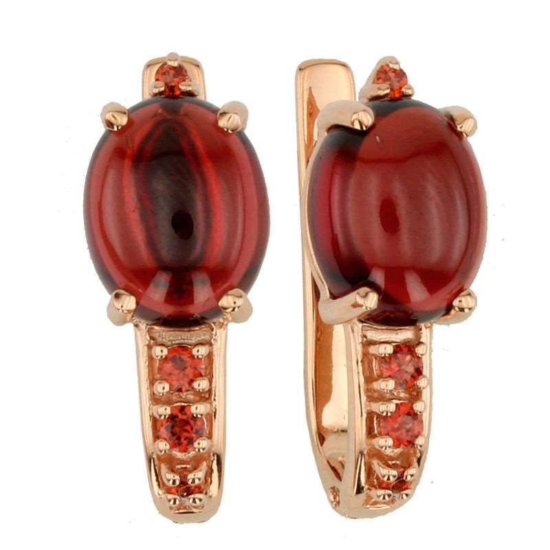 

Серьги из красного золота с гранатом ALORIS 071Г, Серьги 071Г