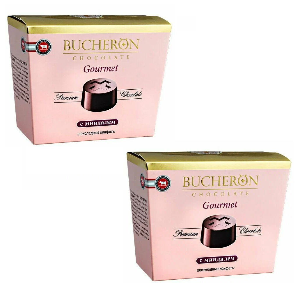 Конфеты Bucheron Gourmet с миндалем, 175 г х 2 шт