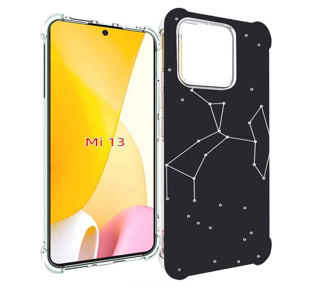 

Чехол MyPads знак зодиака стрелец 6 для Xiaomi 13, Прозрачный, Tocco
