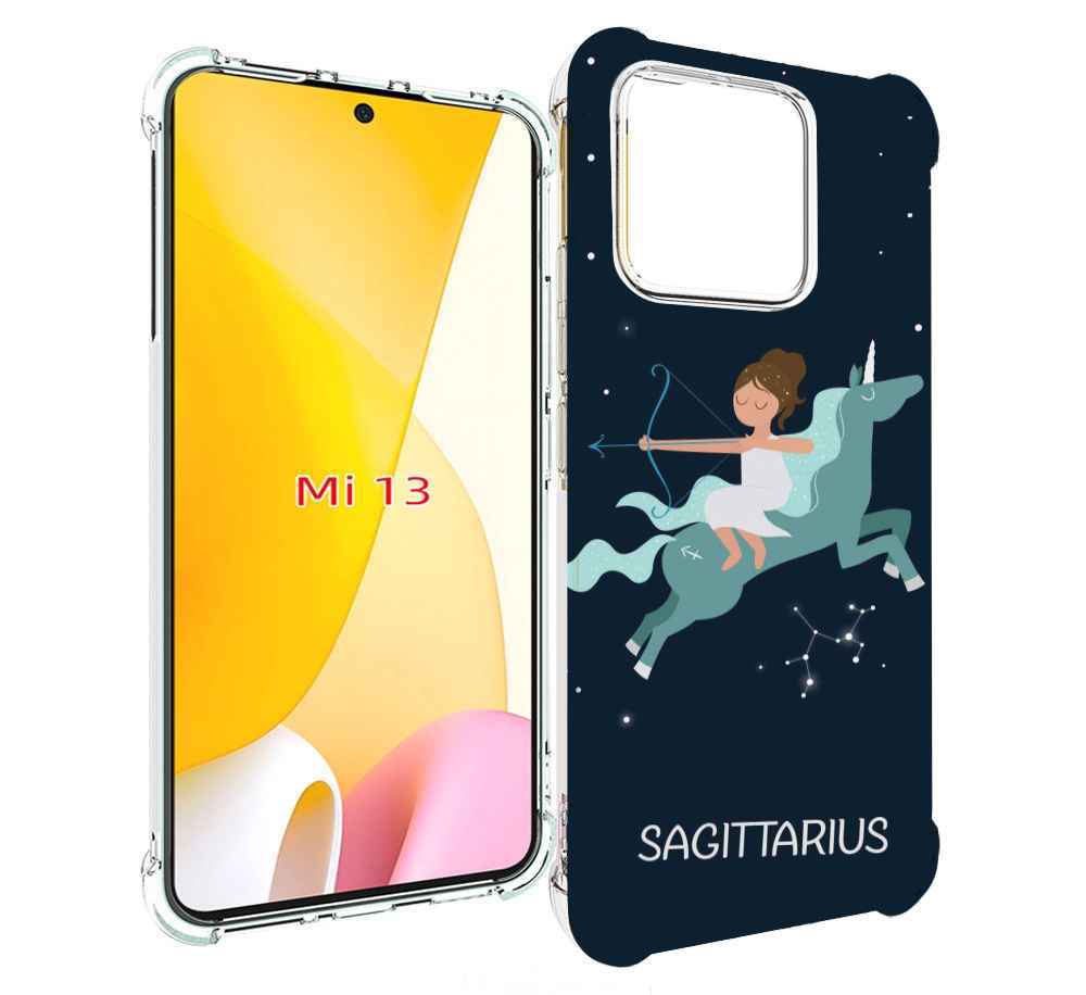 

Чехол MyPads знак зодиака стрелец 5 для Xiaomi 13, Прозрачный, Tocco