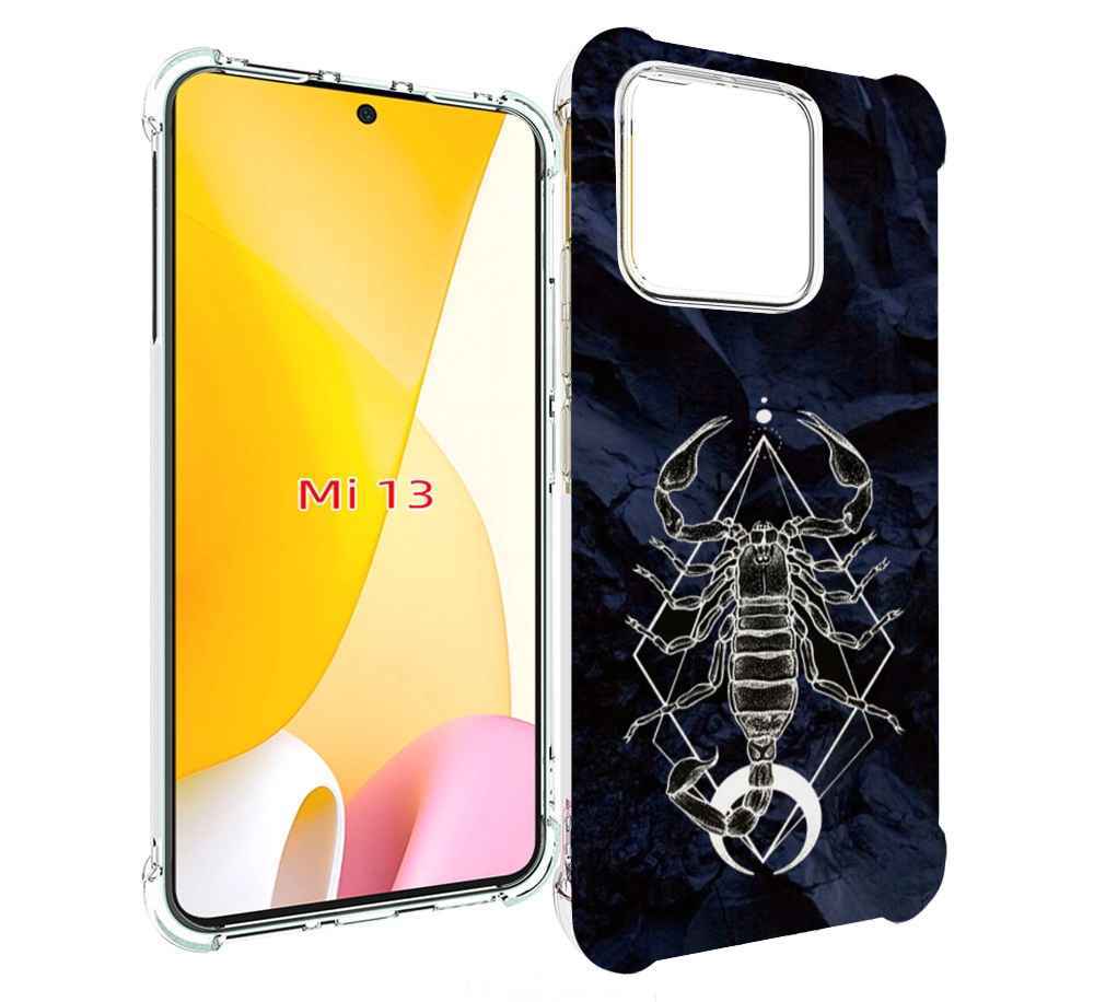

Чехол MyPads знак зодиака скорпион 3 для Xiaomi 13, Прозрачный, Tocco