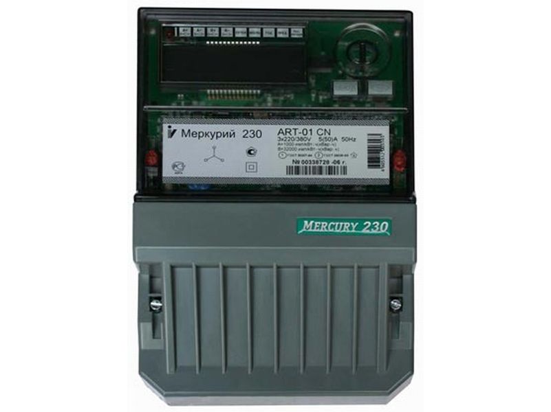 

Электросчетчик Меркурий 230 ART-01 CN 5(60)А 230/400В 3-х фазный многотарифный, ART-01 CN 5(60)А 230/400В