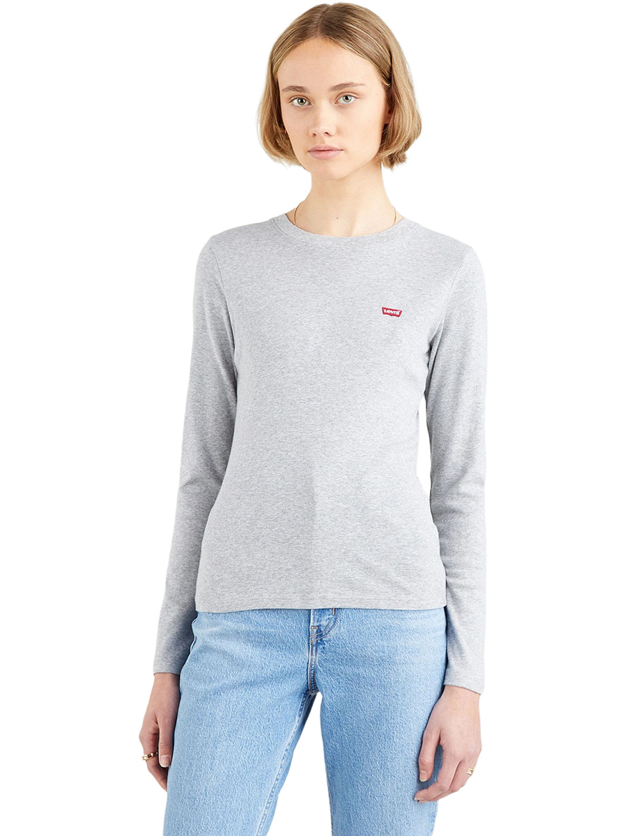 

Лонгслив женский Levis 69555-0027 серый 2XS, 69555-0027