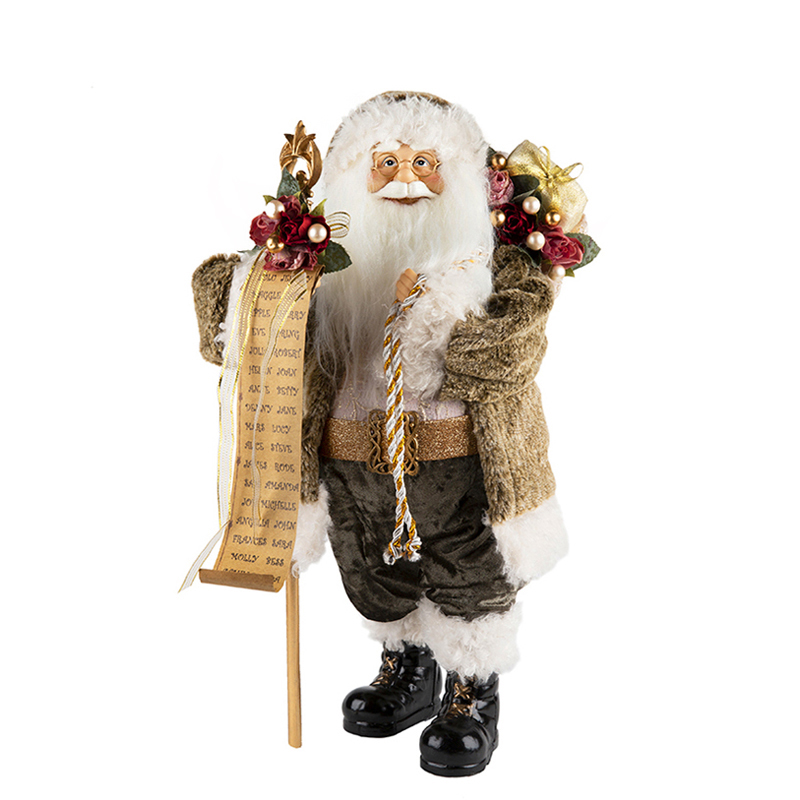 

Новогодняя фигурка Maxitoys Дед Мороз в мягкой шубке с мешком gh325025 1 шт., Разноцветный, Дед Мороз в мягкой шубке с мешком