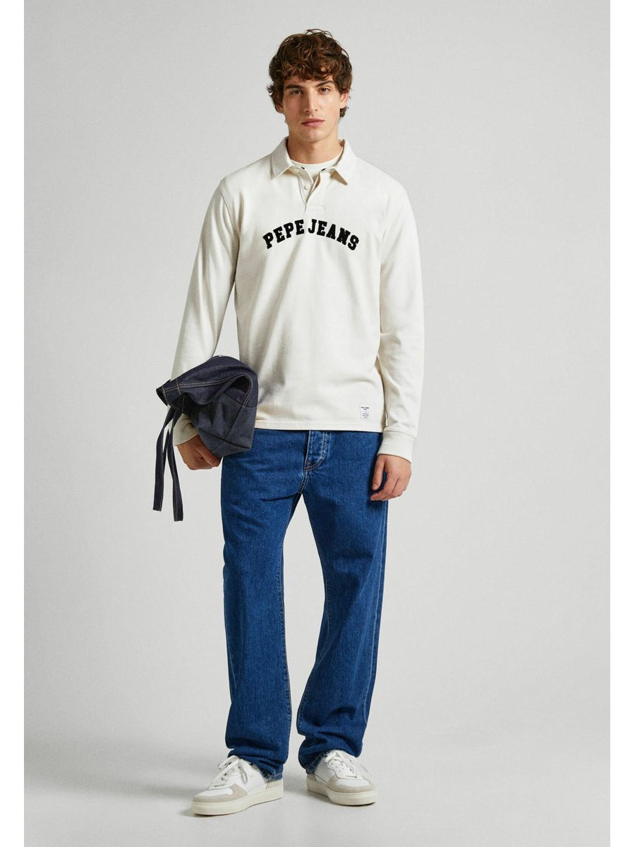 

Лонгслив мужской Pepe Jeans PE122P03Q белый S, PE122P03Q