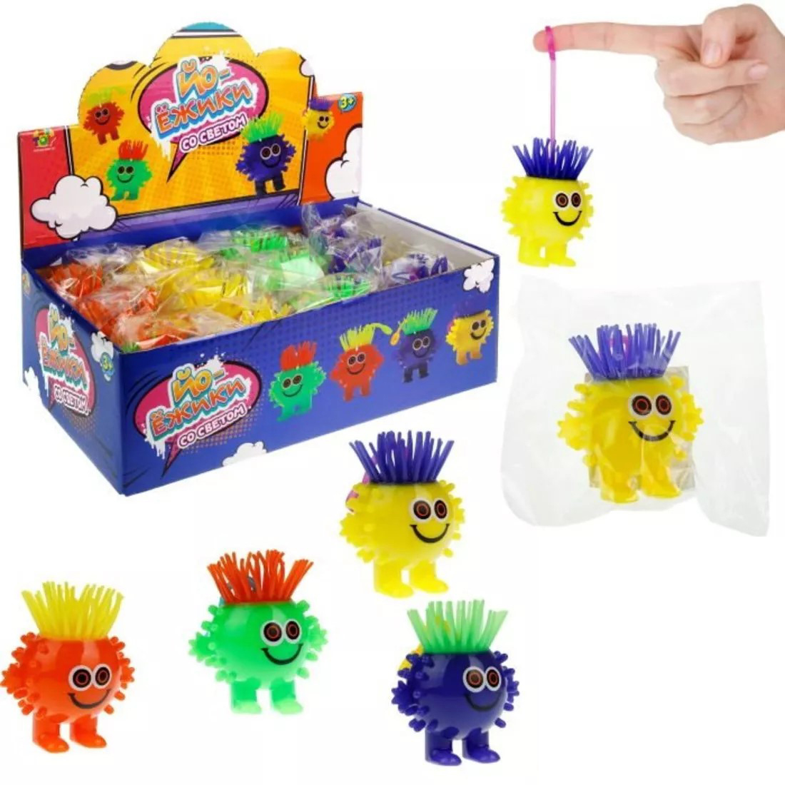 

Е-Ежик 1Toy Тролль 6,5 х 5 х 7,5 cм, Разноцветный
