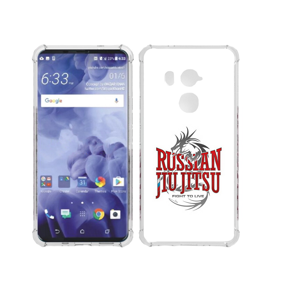 

Чехол MyPads Tocco для HTC U11 Plus джиу джитсу, Прозрачный, Tocco