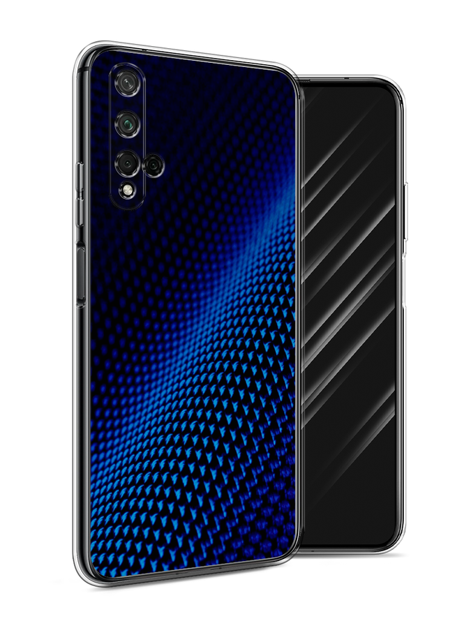 

Чехол Awog на Honor 20 "Синий карбон", Черный;синий, 69550-3