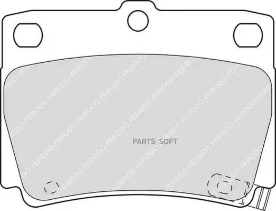

Тормозные колодки FERODO FDB1570