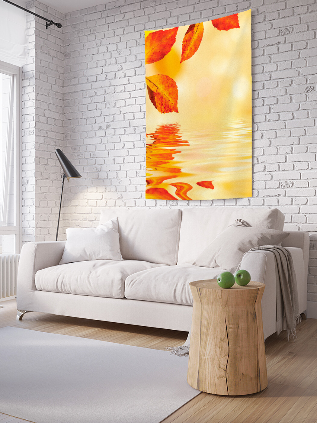 

Вертикальное фотопанно JoyArty Осеннее отражение, из ткани, 100х150 см