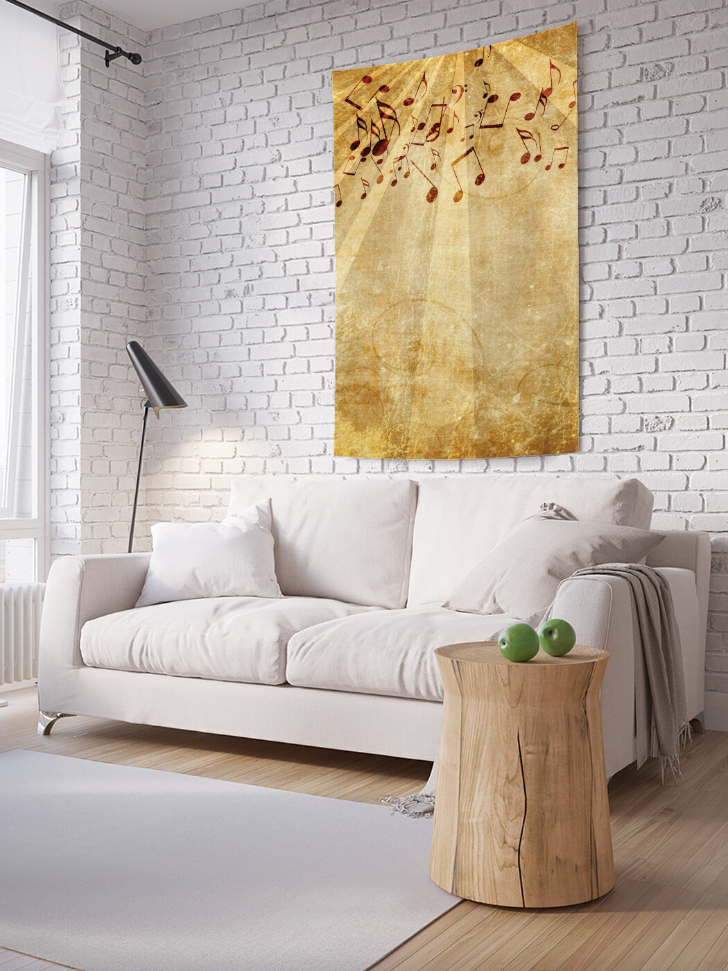 

Вертикальное фотопанно JoyArty Музыкальный взлет, из ткани, 150х200 см