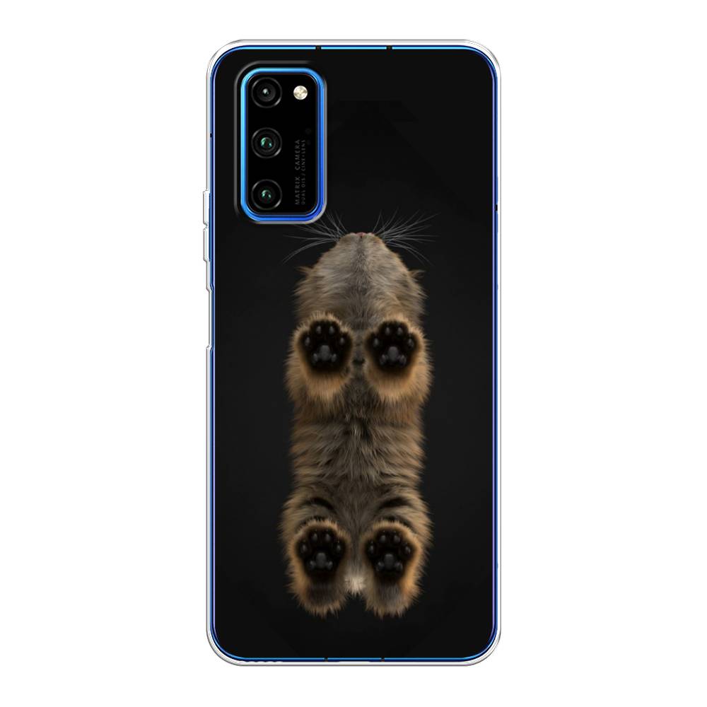 

Чехол Awog на Huawei Honor V30 Pro "Кошачьи лапки", Черный, 611450-1