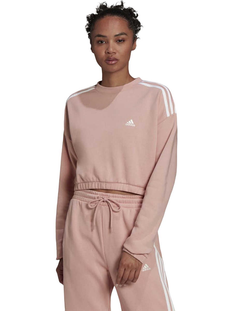 

Свитшот женский Adidas HG8490 розовый 2XS, HG8490