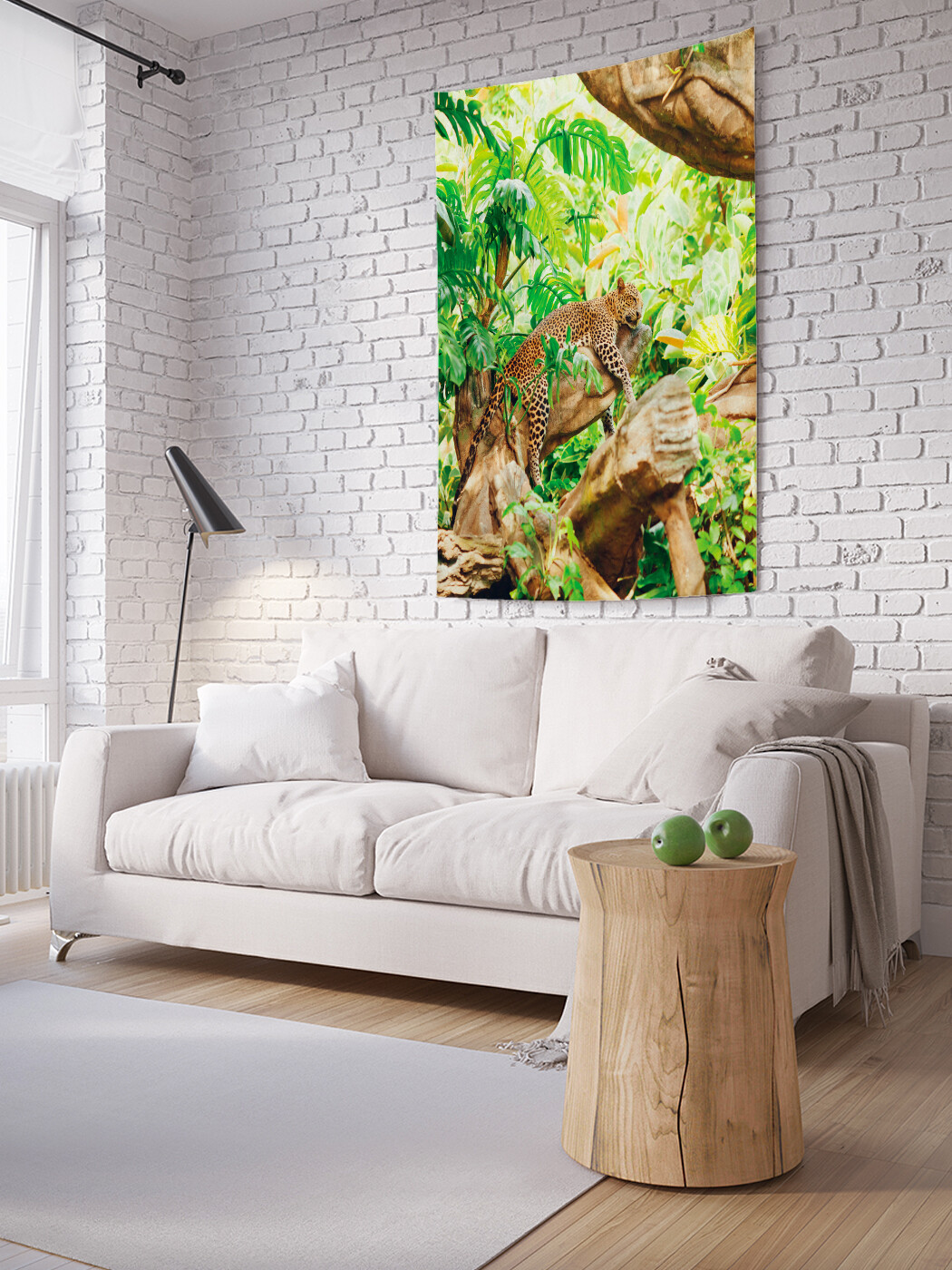 

Вертикальное фотопанно JoyArty Леопард на отдыхе, из ткани, 150х200 см