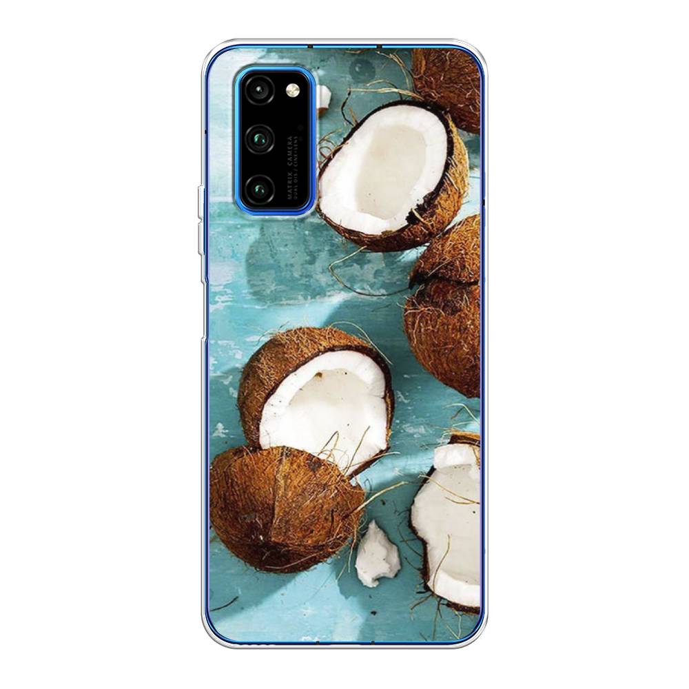 

Чехол Awog на Huawei Honor V30 Pro "Разбитые кокосы", Коричневый, 611450-10