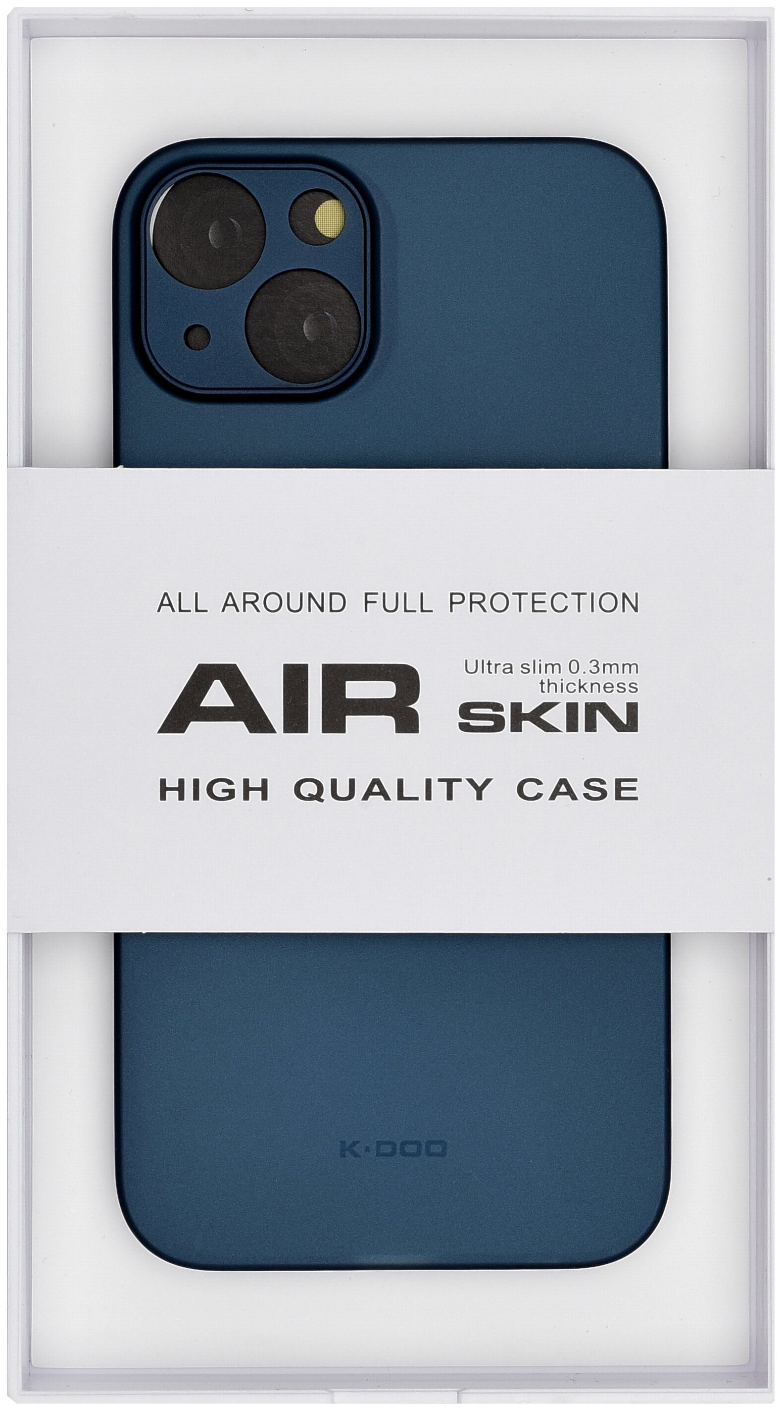 фото Чехол для iphone 13 "air skin" синий