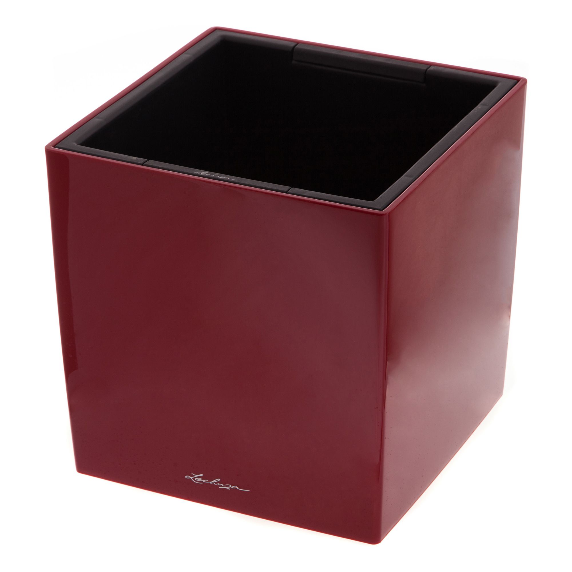 

Цветочное кашпо Lechuza Cube premium 12 л бордо 1 шт., Красный, Cube premium