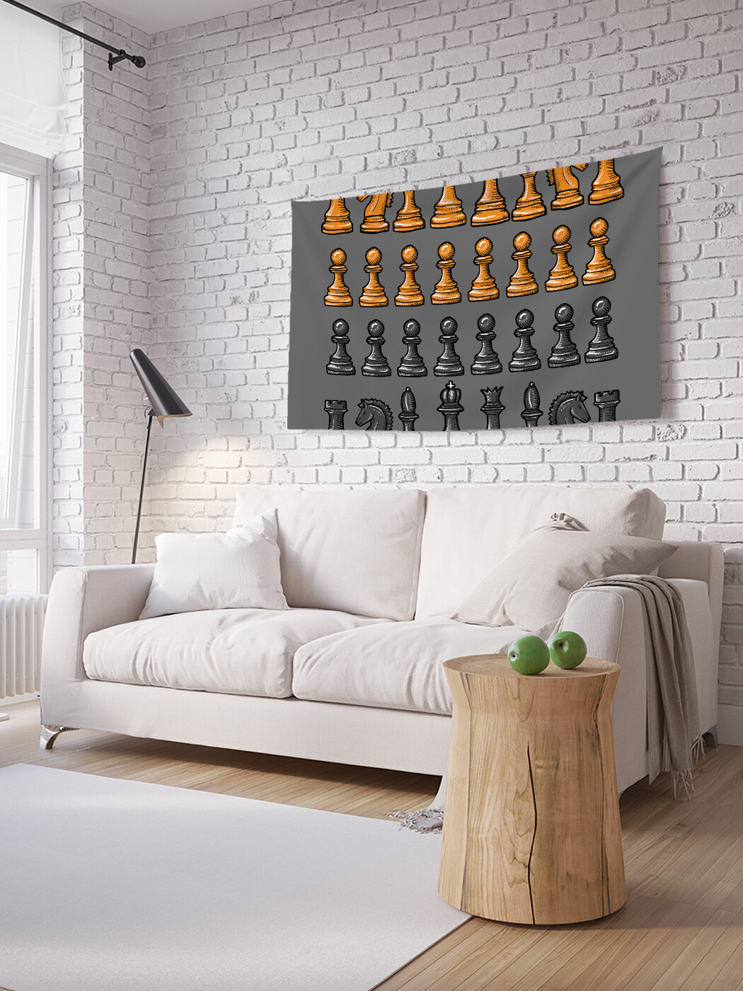

Горизонтальное фотопанно JoyArty Шахматные фигуры, из ткани, 100х150 см
