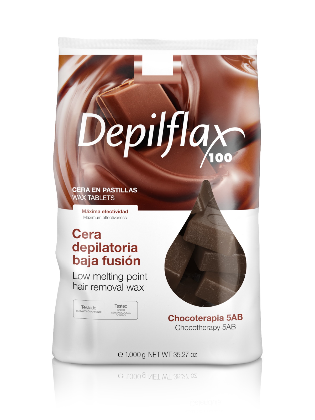 Воск для депиляции Depilflax Какао 1 кг воск для депиляции depilflax капучино в картридже 110 г