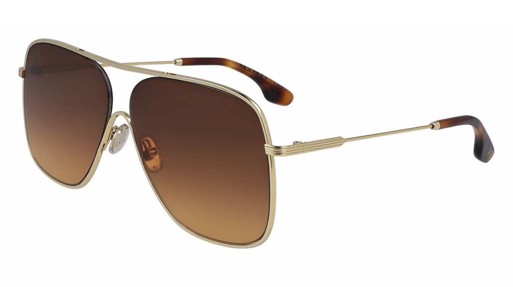 фото Солнцезащитные очки женские victoria beckham vb132s коричневые