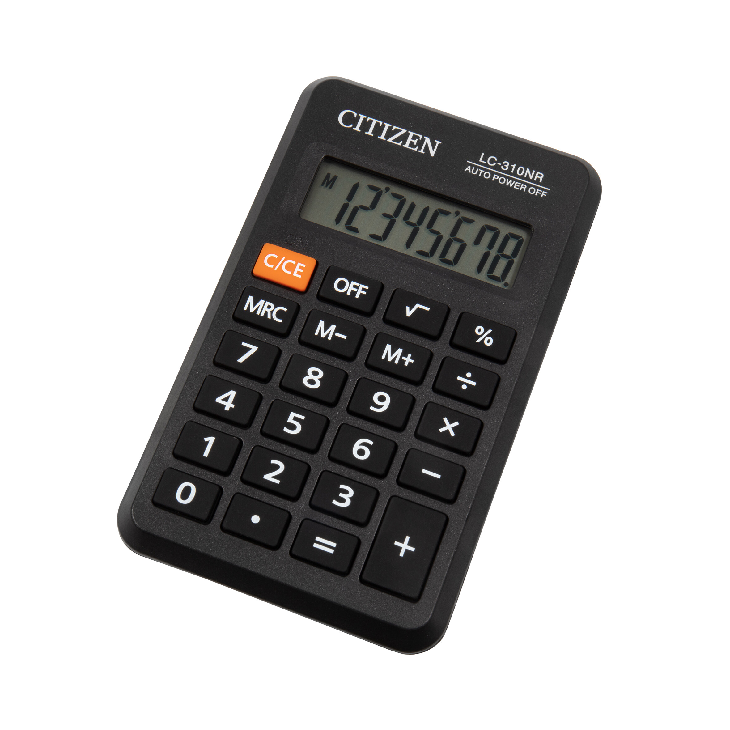 

Калькулятор карманный Citizen LC310NR 114х69 мм, 8 разрядов, LC-310NR