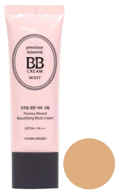 BB и СС средство Etude Precious Mineral BB Cream Cotton Fit W13 Natural Beige 60 г