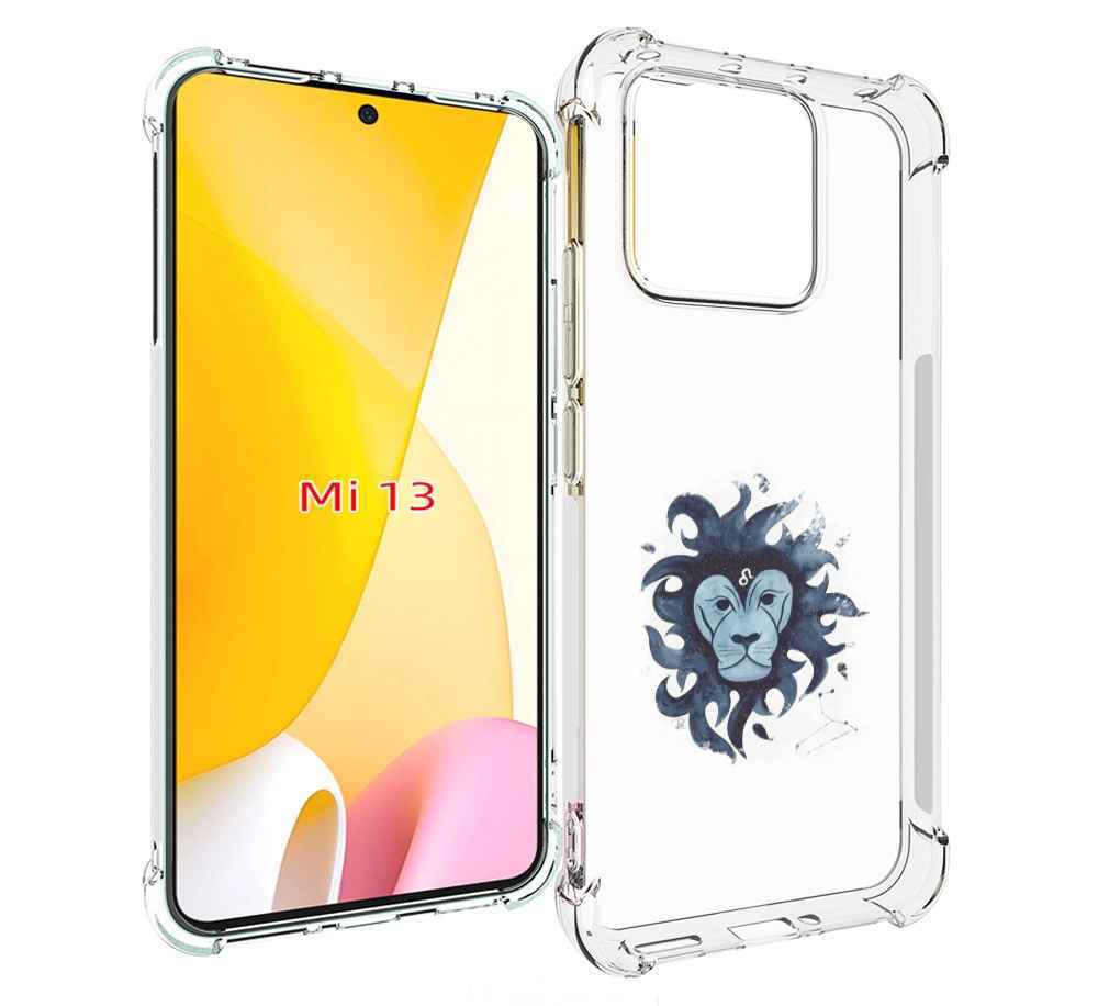 

Чехол MyPads знак зодиака лев 5 для Xiaomi 13, Прозрачный, Tocco