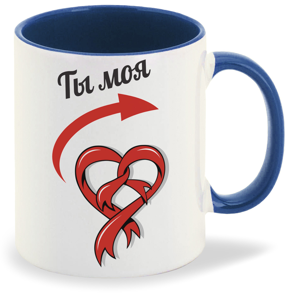 

Кружка CoolPodarok Ты моя есть пара, Ты моя есть пара