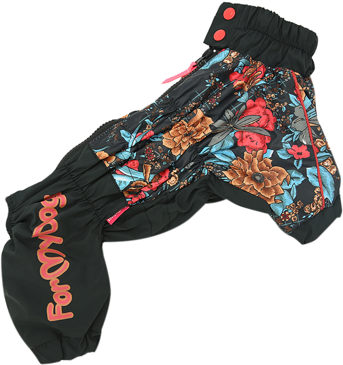 

Дождевик для собак FOR MY DOGS 437SS-2020, женский, черный, 16, длина спины 33 см, 437SS-2020