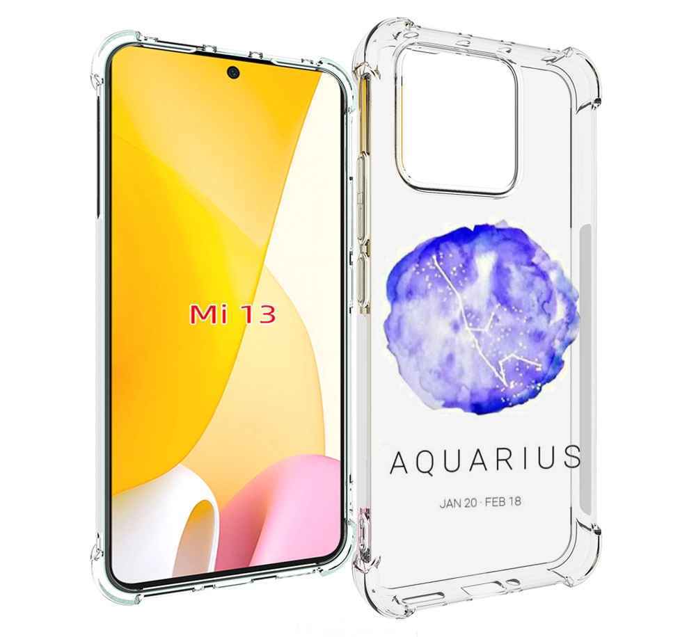 

Чехол MyPads знак зодиака водолеи 5 для Xiaomi 13, Прозрачный, Tocco