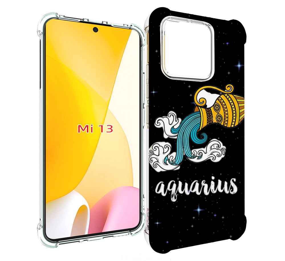 

Чехол MyPads знак зодиака водолеи 2 для Xiaomi 13, Прозрачный, Tocco