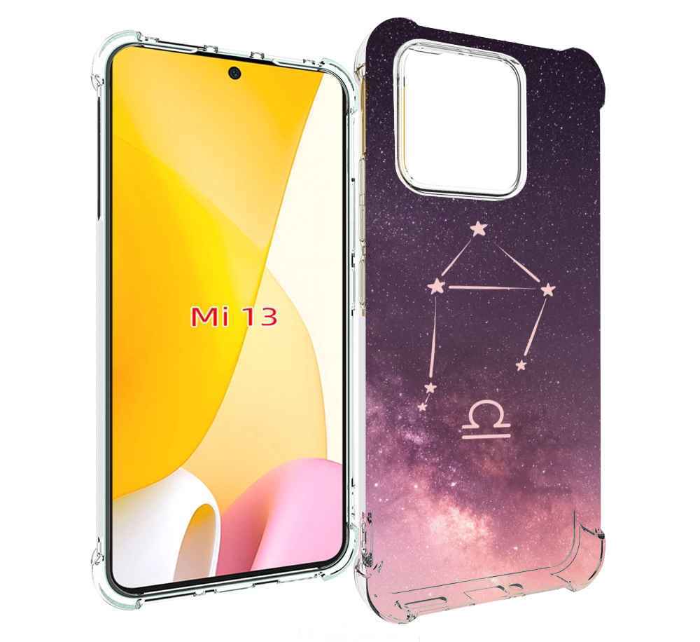 

Чехол MyPads знак зодиака весы 4 для Xiaomi 13, Прозрачный, Tocco