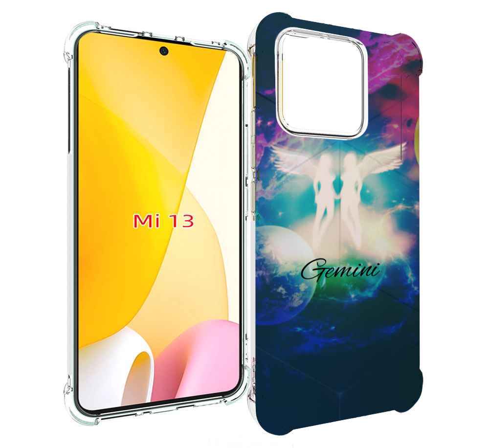 

Чехол MyPads знак зодиака близнецы 3 для Xiaomi 13, Прозрачный, Tocco