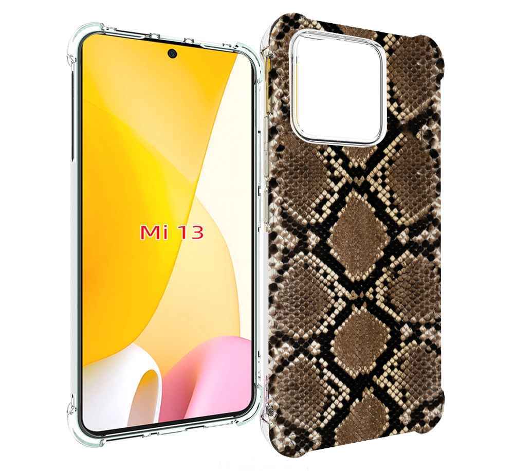 

Чехол MyPads змеиная кожа для Xiaomi 13, Прозрачный, Tocco