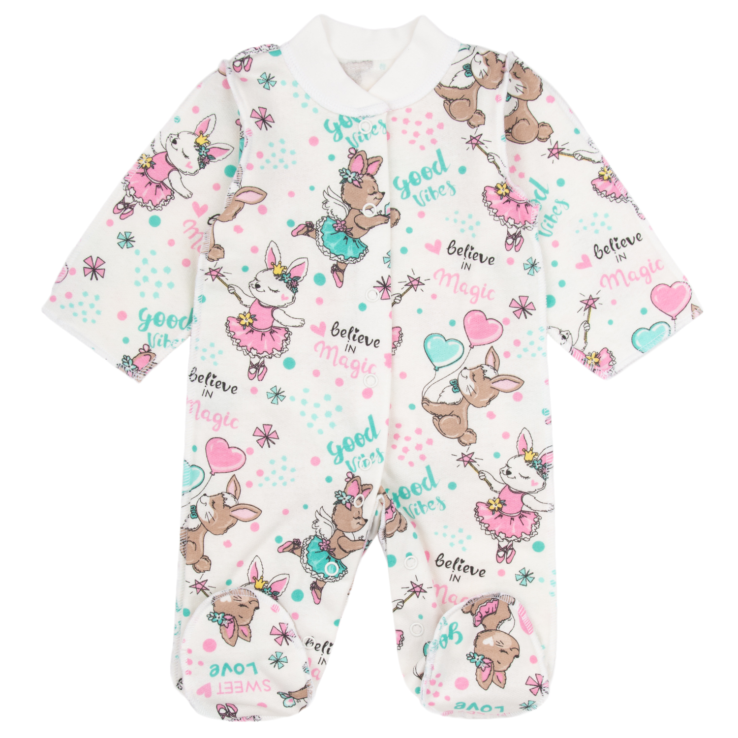 фото Комбинезон leader kids newborn белый р.50