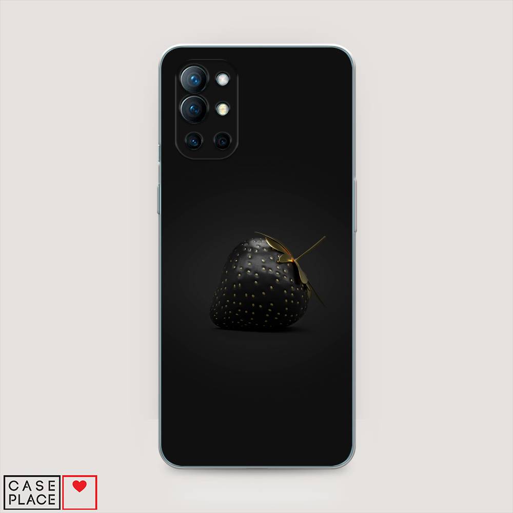 

Чехол Awog на OnePlus 9R / ВанПлас 9R "Черная клубника", Золотистый;черный;серый, 151650-10