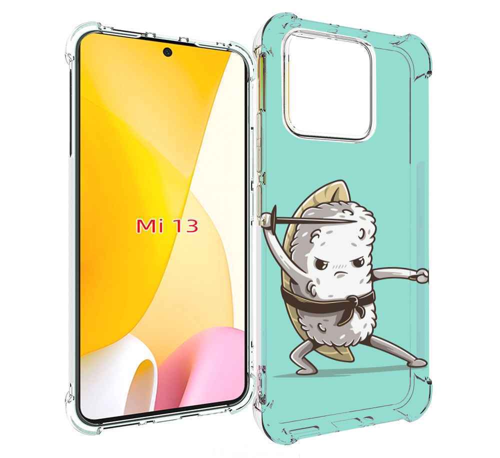 

Чехол MyPads злой суши детский для Xiaomi 13, Прозрачный, Tocco