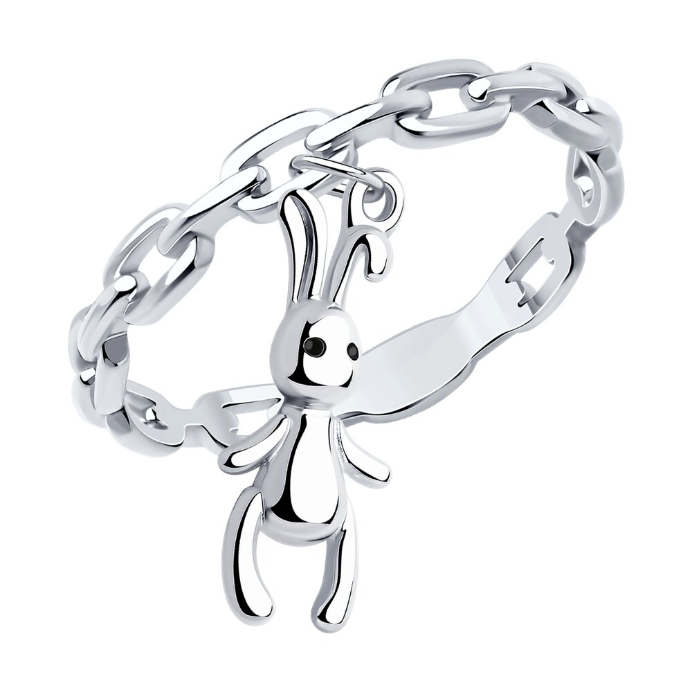 

Кольцо из серебра р. 18,5 SKLV 94013733, эмаль, 94013733