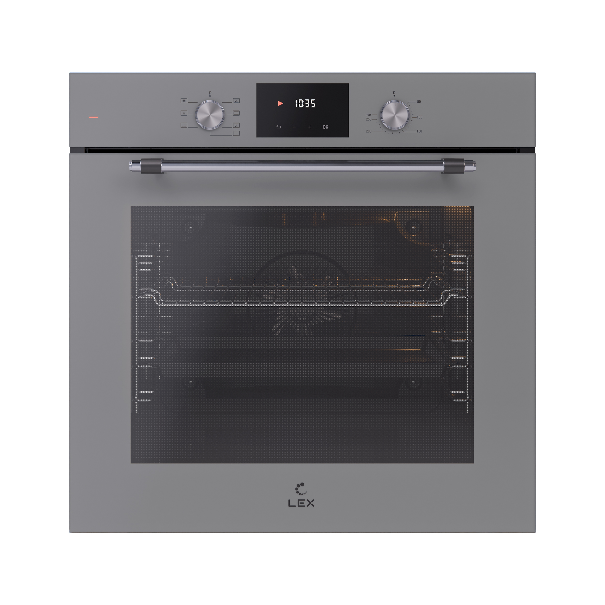 

Встраиваемый электрический духовой шкаф LEX EDP 671 серый, EDP 671 GR MAX
