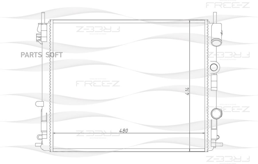 

FREE-Z KK0183 Радиатор