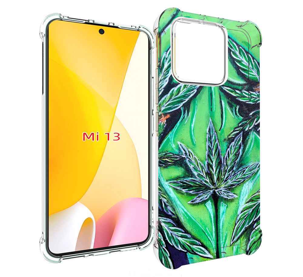

Чехол MyPads зеленая девушка для Xiaomi 13, Прозрачный, Tocco