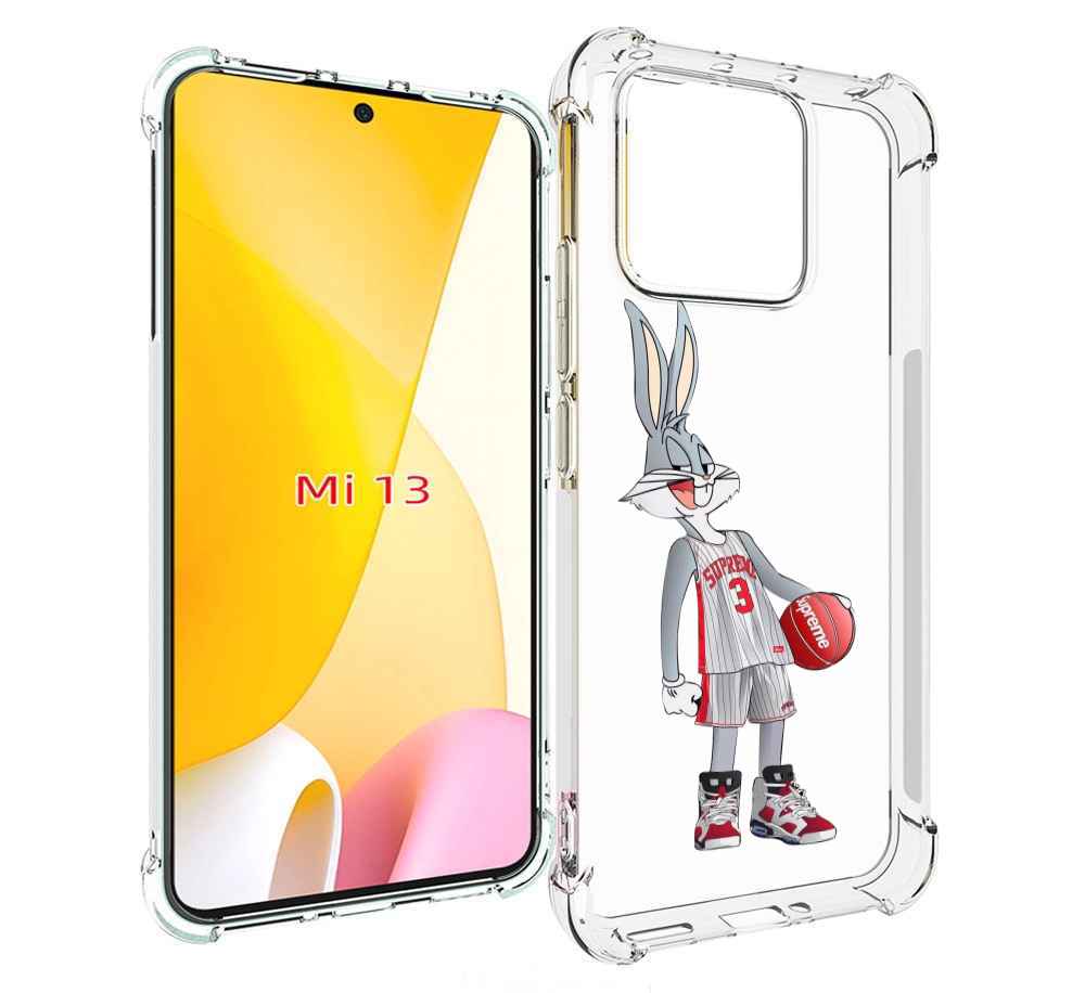 

Чехол MyPads заяц-баскетболист женский для Xiaomi 13, Прозрачный, Tocco