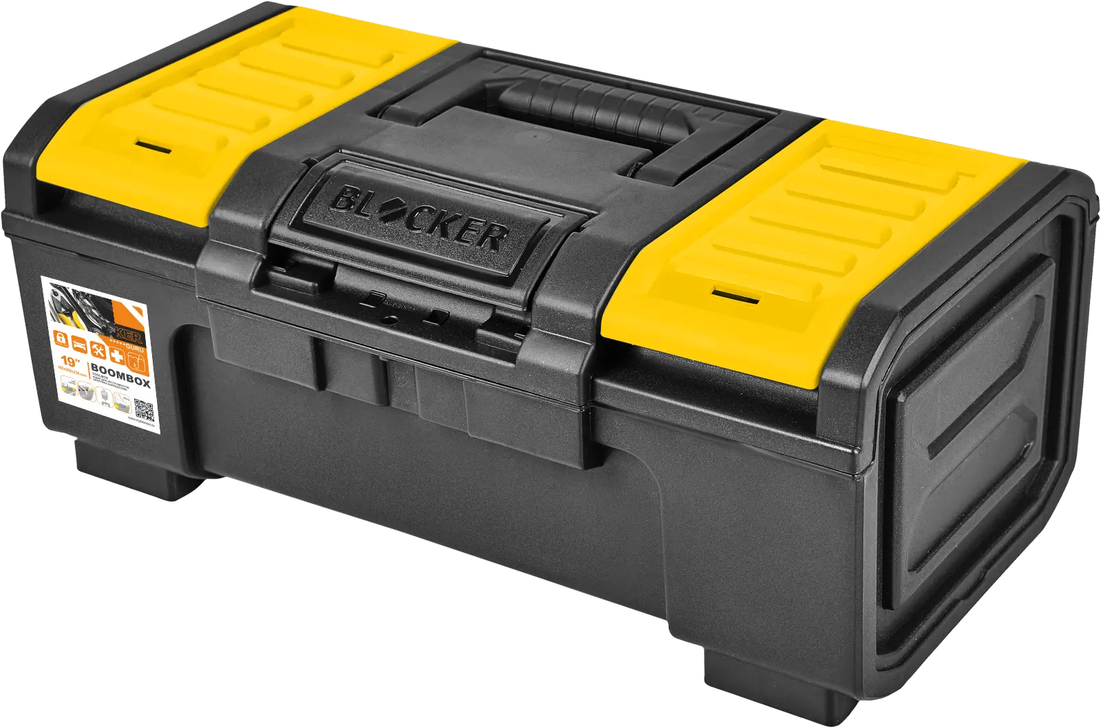 Ящик для инструментов Blocker 388х215х160 мм, пластик ограждение декоративное 32 × 280 см 7 секций пластик желтое