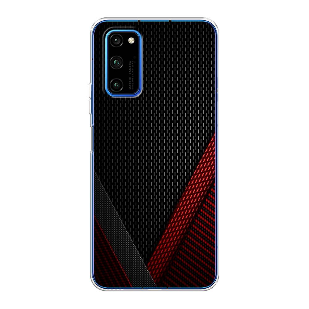 

Чехол Awog на Huawei Honor V30 Pro "Красный карбон", Черный;красный, 611450-3